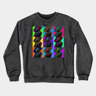 shuffle black panther in technicolor Crewneck Sweatshirt